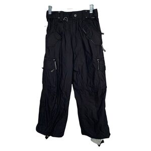 E408 Turbine Boys Snowboard Pants Youth Black Performance Boardwear XS